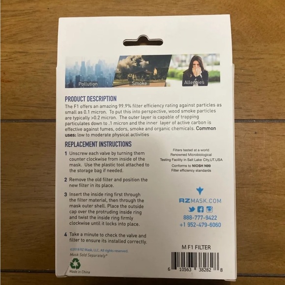 RZ Mask Filters and replacement valves - Picture 3 of 7